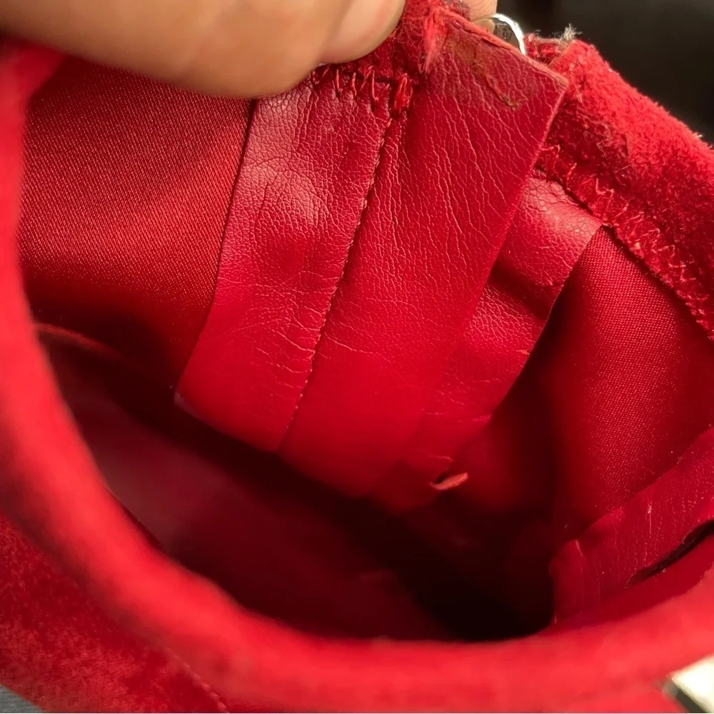 Marc Fisher Red Jerica ankle‎ pointed toe sock Booties SIZE 6